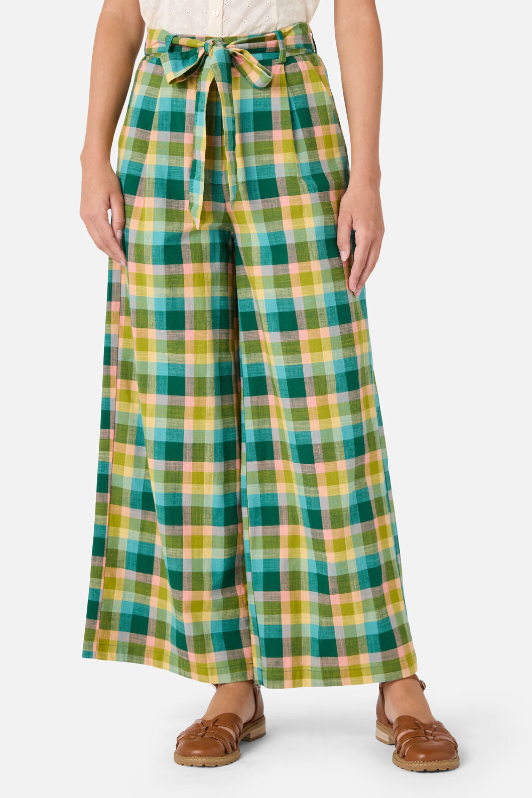 Princess Highway - Piper Check Culotte - green-multi
