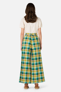 Princess Highway - Piper Check Culotte - green-multi