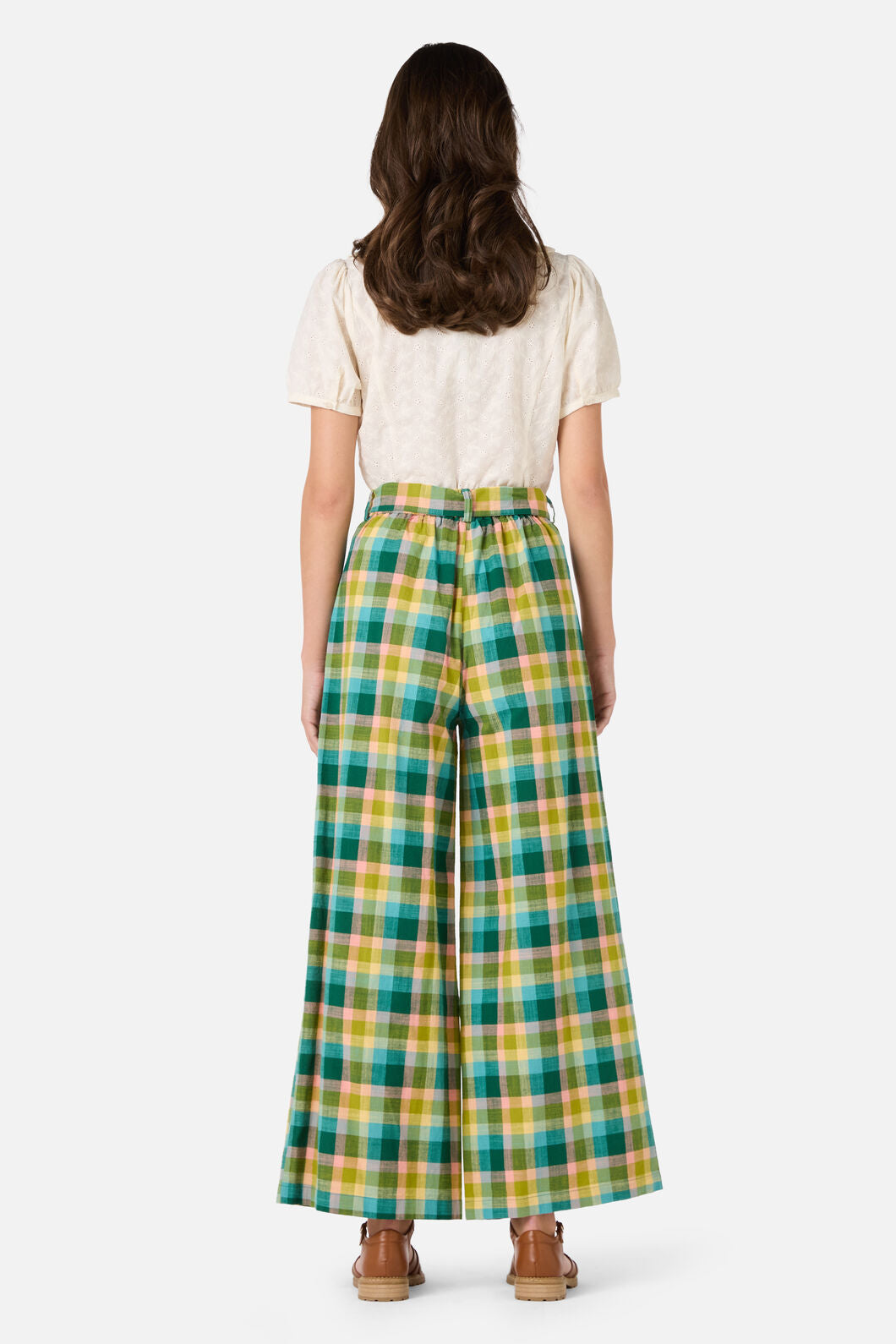 Princess Highway - Piper Check Culotte - green-multi