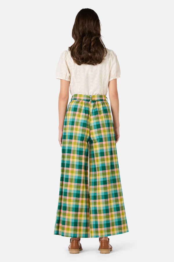 Princess Highway - Piper Check Culotte - green-multi