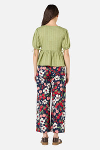 Princess Highway - Eveleigh Peplum Top - soft-green