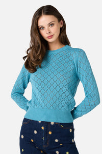 Princess Highway - Faye Long Sleeve Knit - blue