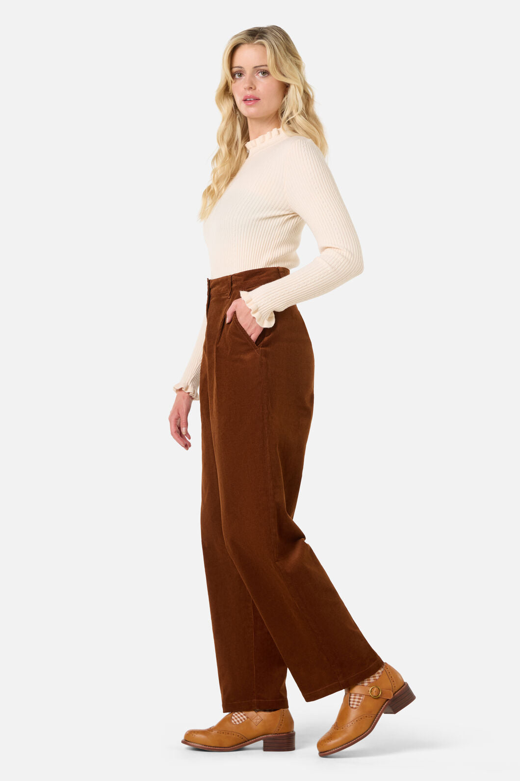 Noni Tapered Cord Pant – Princess Highway