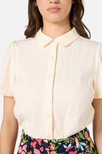 Princess Highway - Lee Short Sleeve Blouse - cream