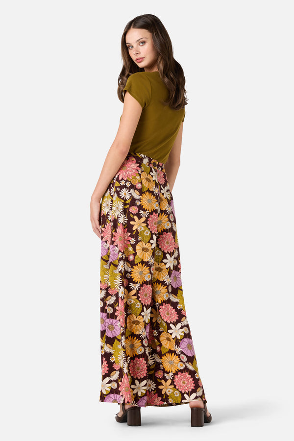 Princess Highway - Leonie Floral Pant - plum