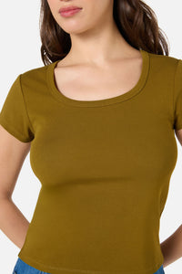 Princess Highway - Alette Short Sleeve Tee - olive