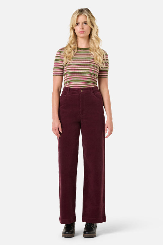 Princess Highway - Charlie Girl Cord Jean - wine