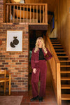 Princess Highway - Charlie Girl Cord Jacket - wine