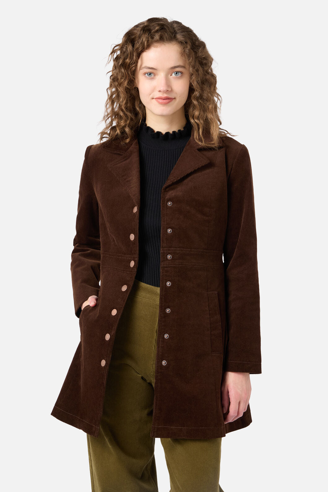 Hazel A-Line Long Cord Jacket – Princess Highway