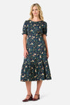 Princess Highway - Lola Rabbit Midi Dress - navy