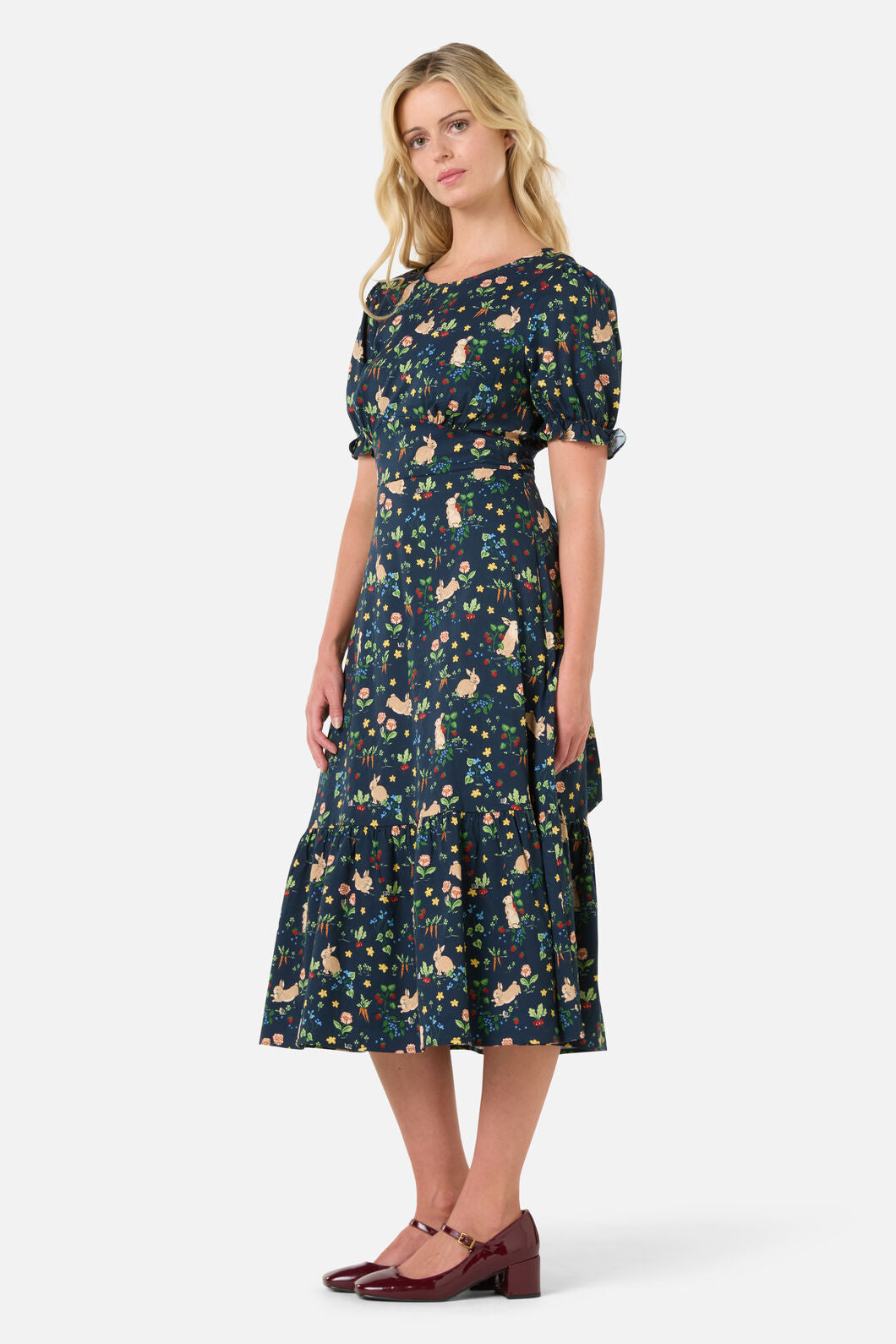 Princess Highway - Lola Rabbit Midi Dress - navy