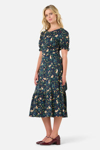 Princess Highway - Lola Rabbit Midi Dress - navy