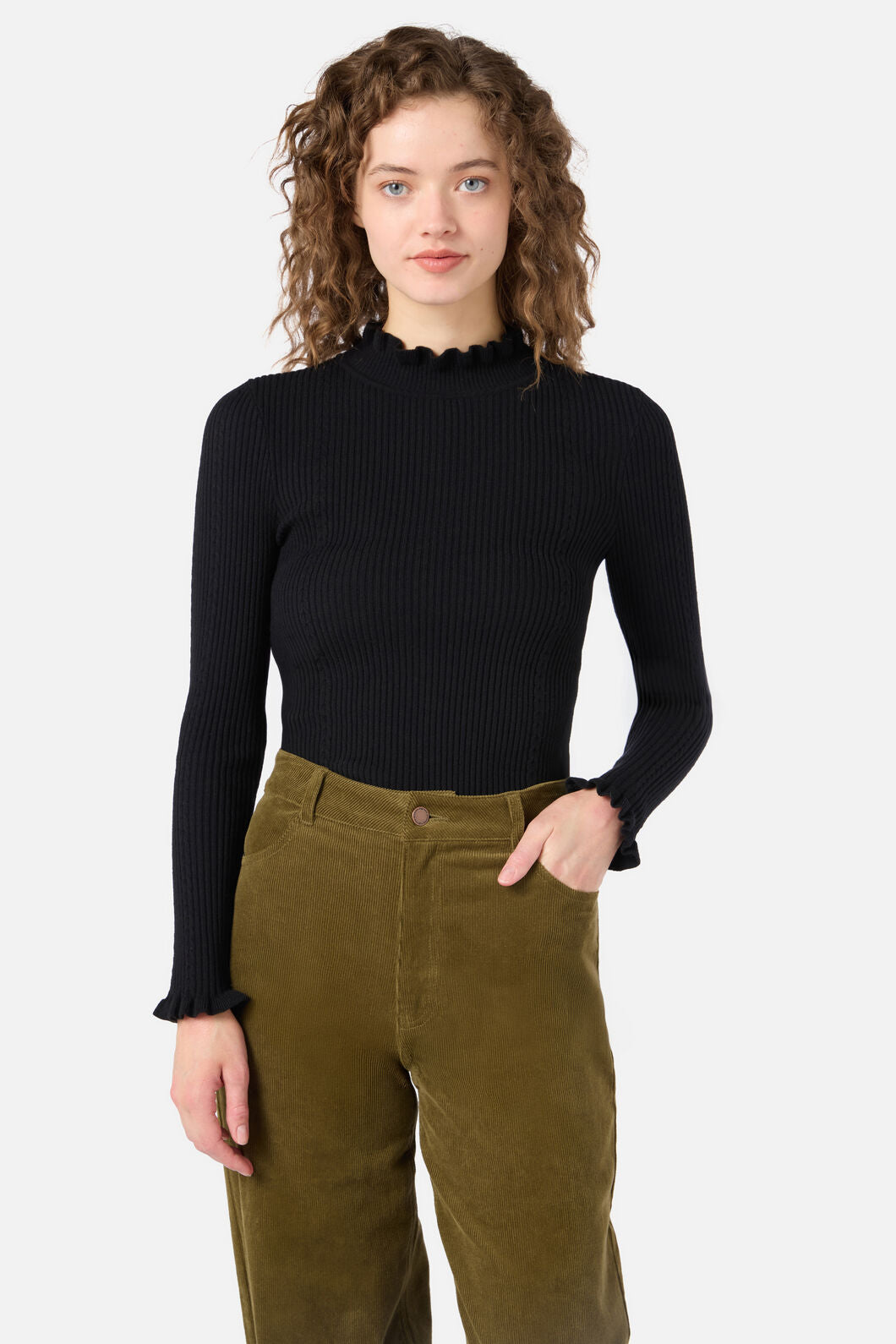 Princess Highway - Odessa Knit Top - black