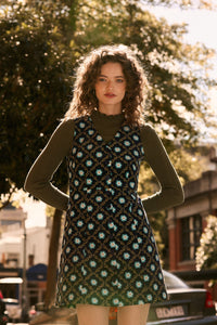Princess Highway - Delilah Cord Pinafore - navy