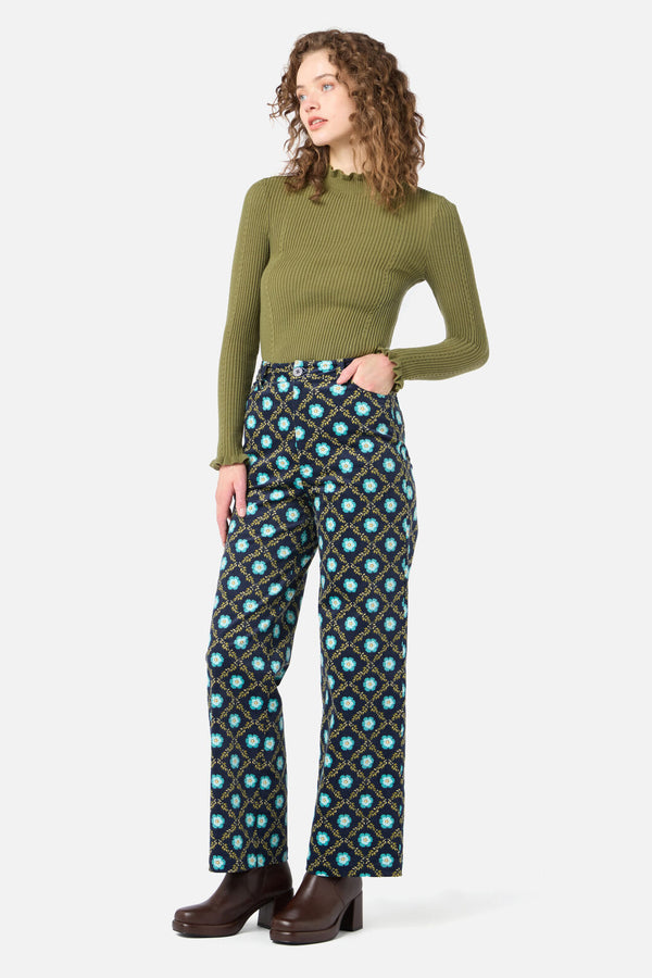 Princess Highway - Delilah Cord Jean - navy