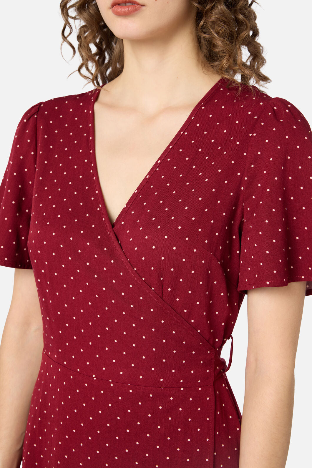 Princess Highway - Dolly Spot Mini Dress - red