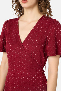 Princess Highway - Dolly Spot Mini Dress - red