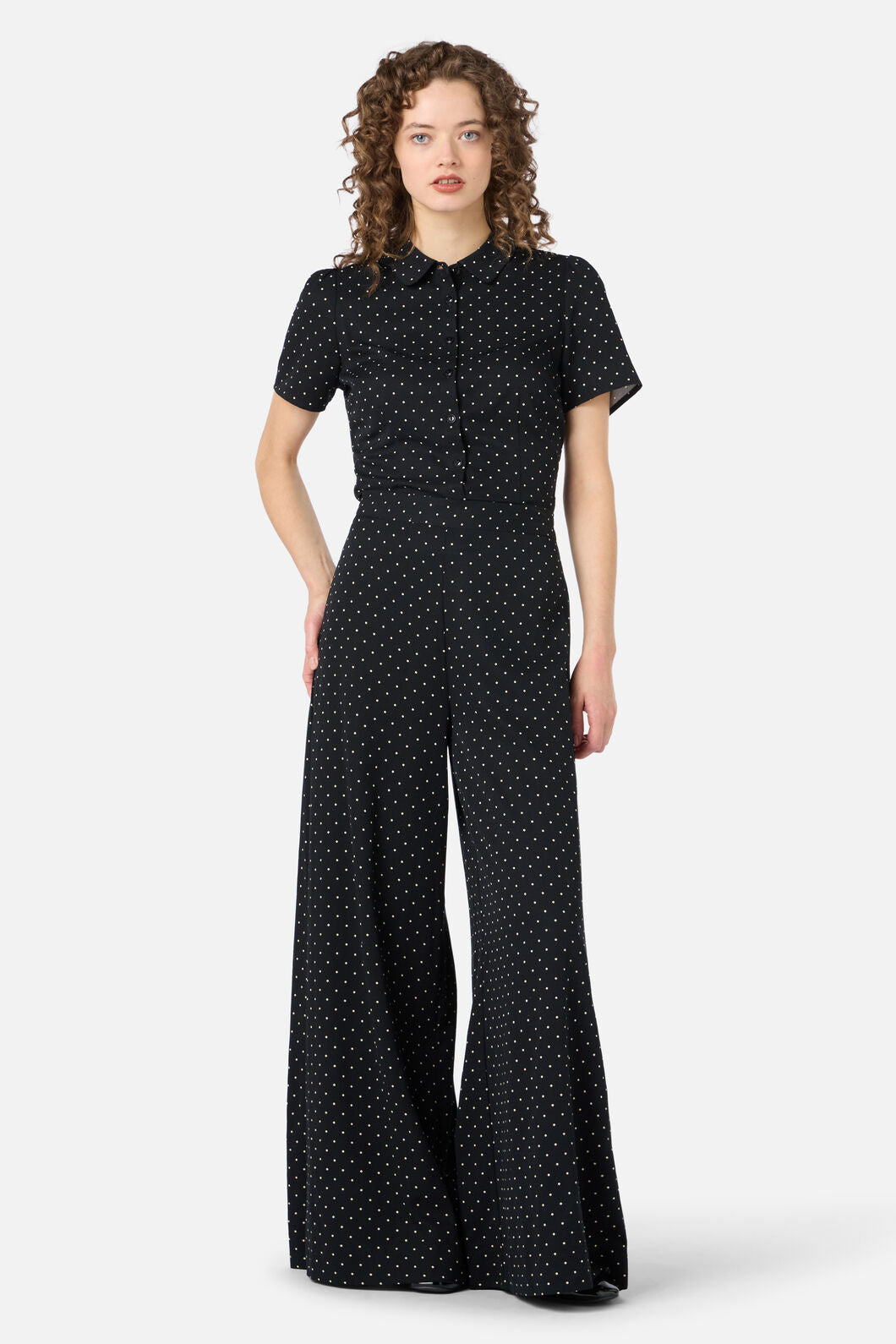 Princess Highway - Dolly Spot Palazzo Pant - black