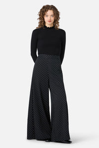 Princess Highway - Dolly Spot Palazzo Pant - black