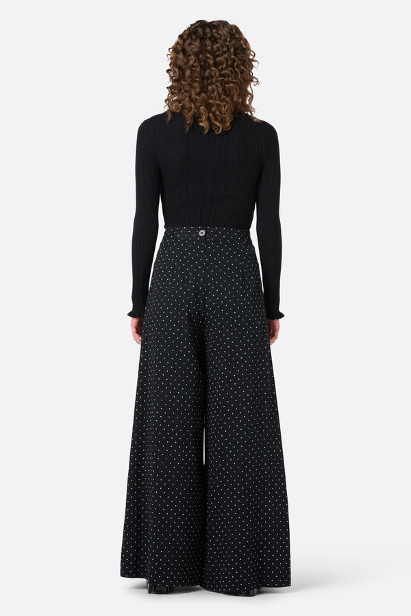Princess Highway - Dolly Spot Palazzo Pant - black