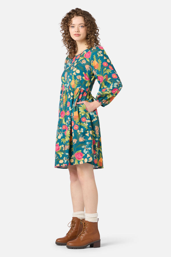 Princess Highway - Florence Native Smock Dress - teal