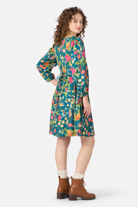 Princess Highway - Florence Native Smock Dress - teal