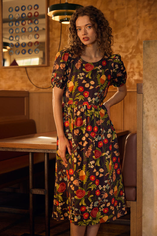 Princess Highway - Florence Native Midi Dress - chocolate