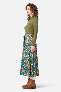 Princess Highway - Florence Native Midi Skirt - teal
