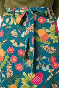 Princess Highway - Florence Native Midi Skirt - teal