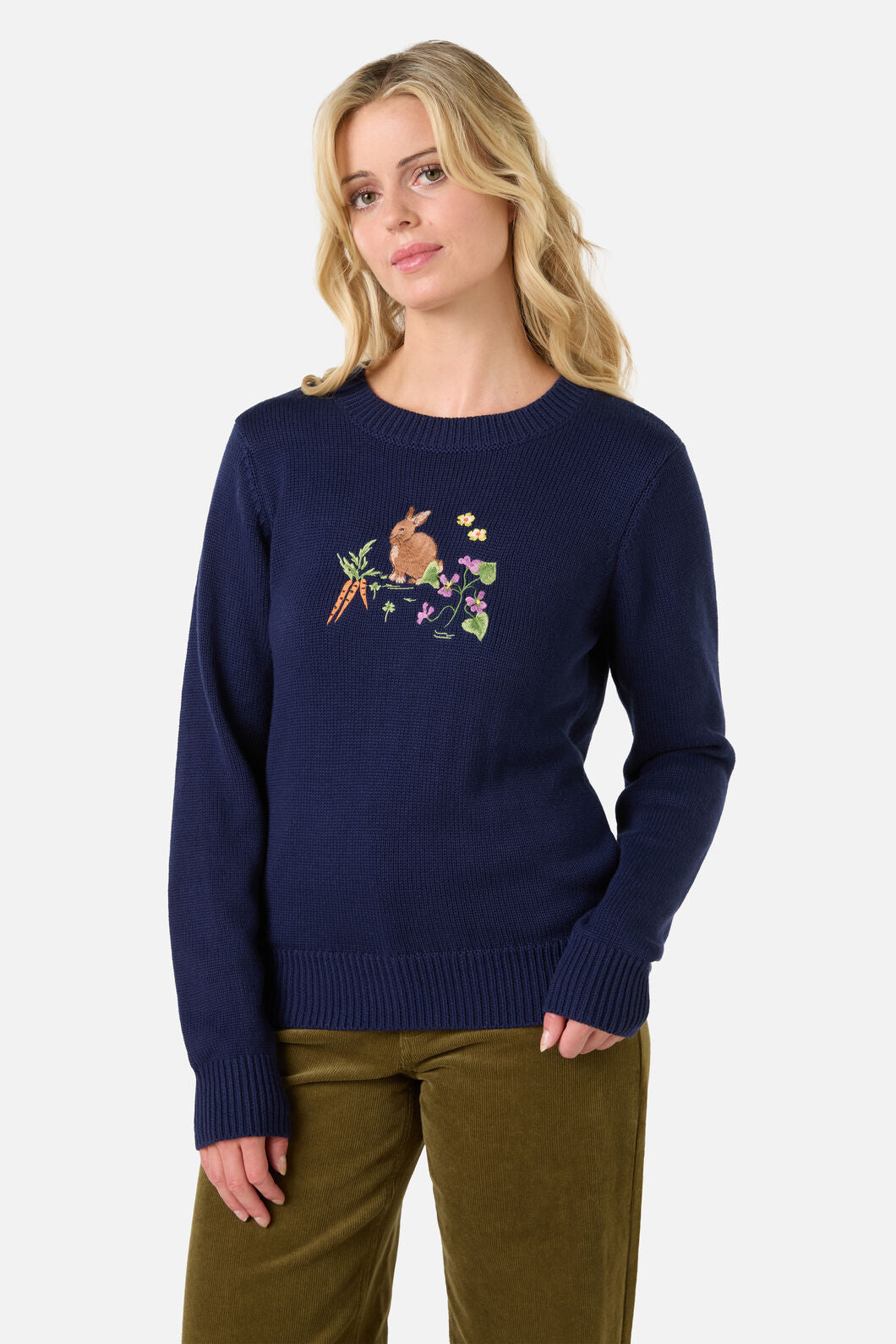Lola Rabbit Embroidered Jumper – Princess Highway