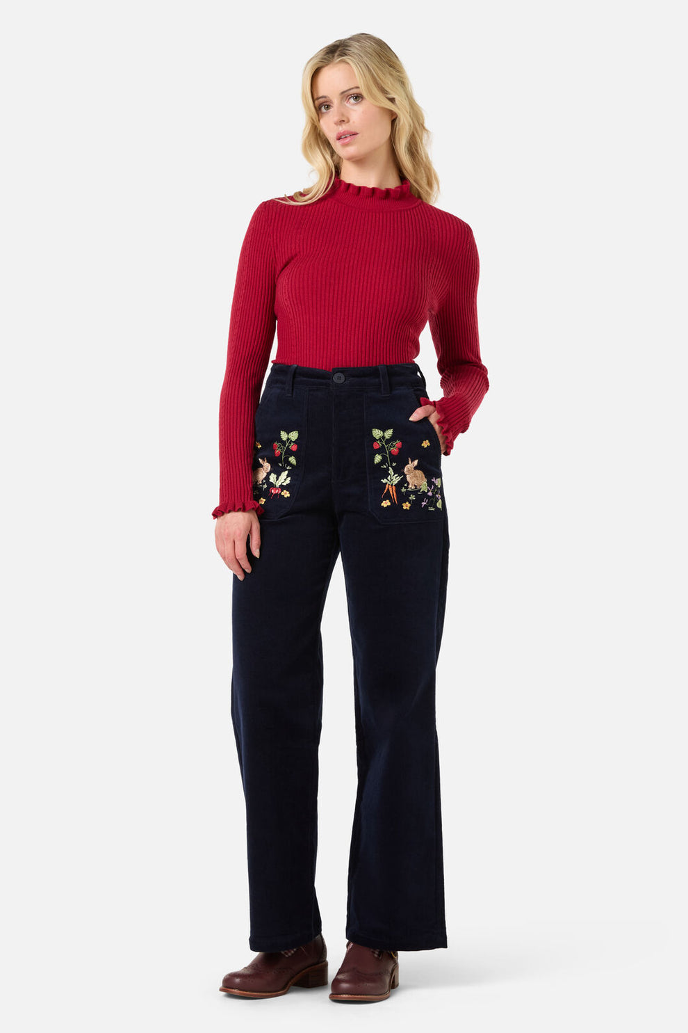 Lola Rabbit Embroidered Jean – Princess Highway