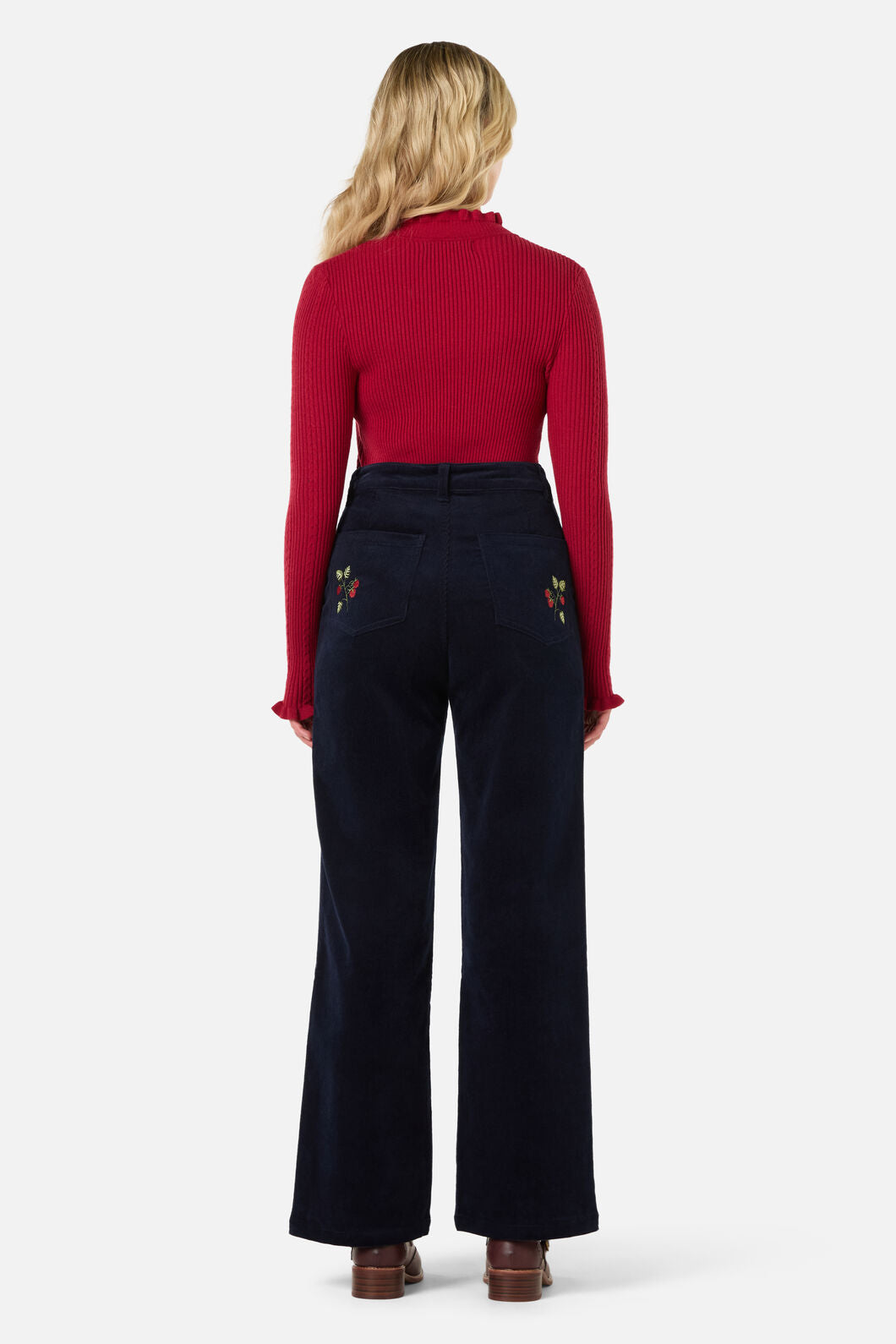 Princess Highway - Lola Rabbit Embroidered Jean - navy