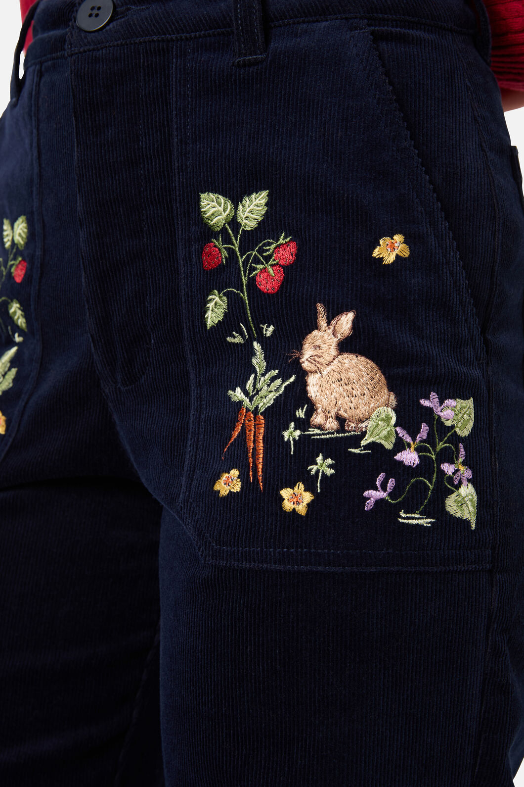 Princess Highway - Lola Rabbit Embroidered Jean - navy