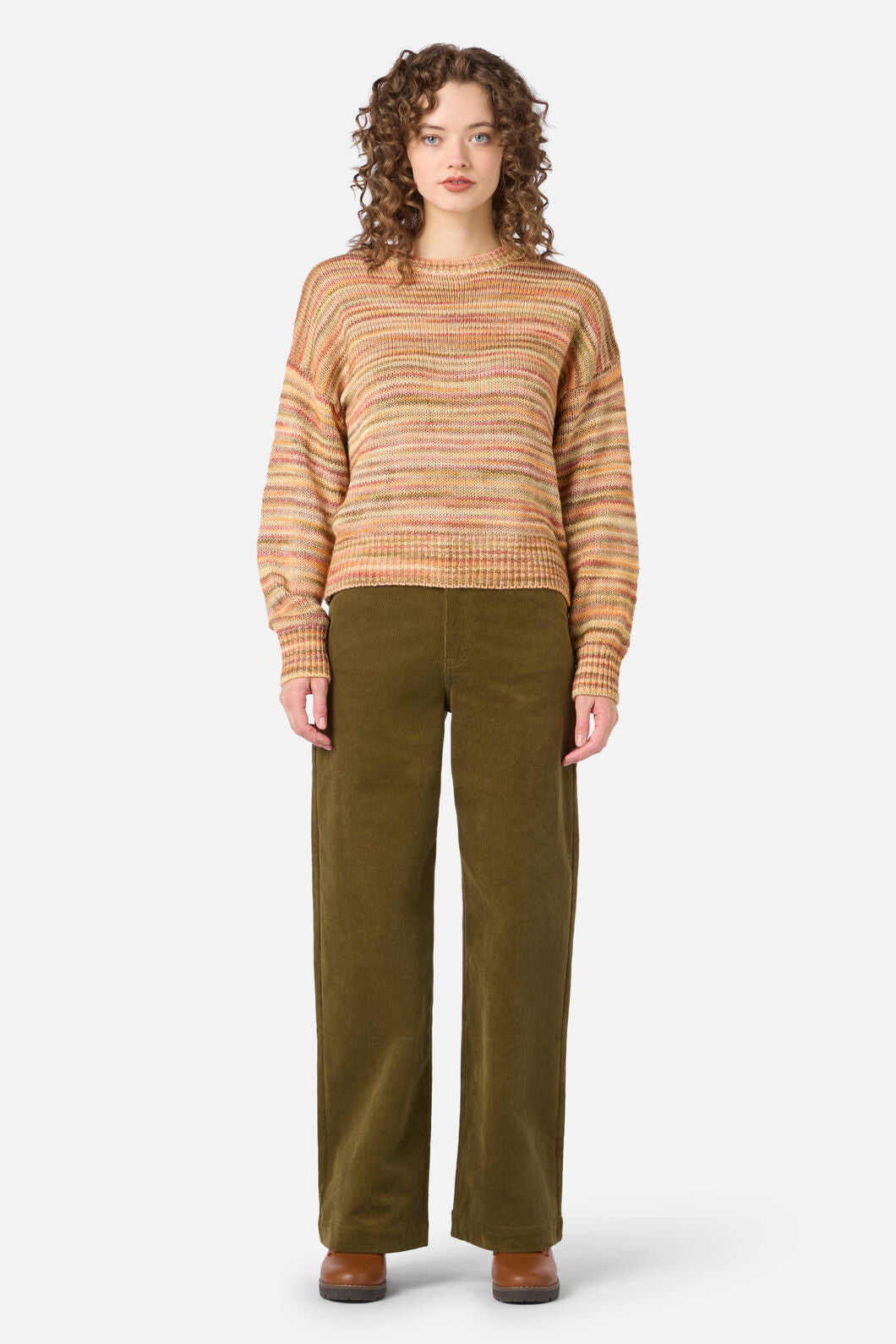 Princess Highway - Aspen Multi Colour Knit Jumper - sunset