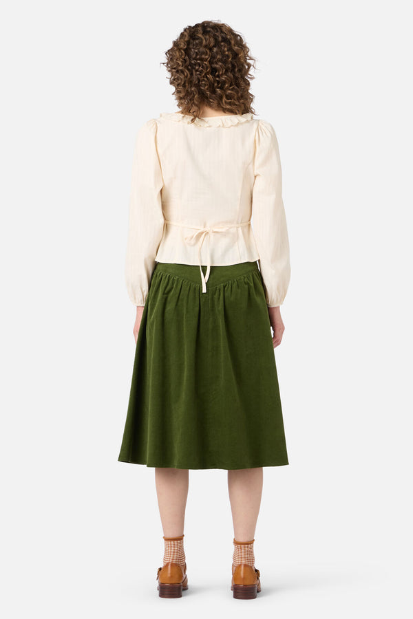 Princess Highway - Willow Prairie Long Sleeve Top - cream