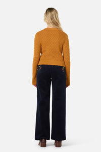 Princess Highway - Amelia Cardigan - gold