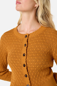 Princess Highway - Amelia Cardigan - gold