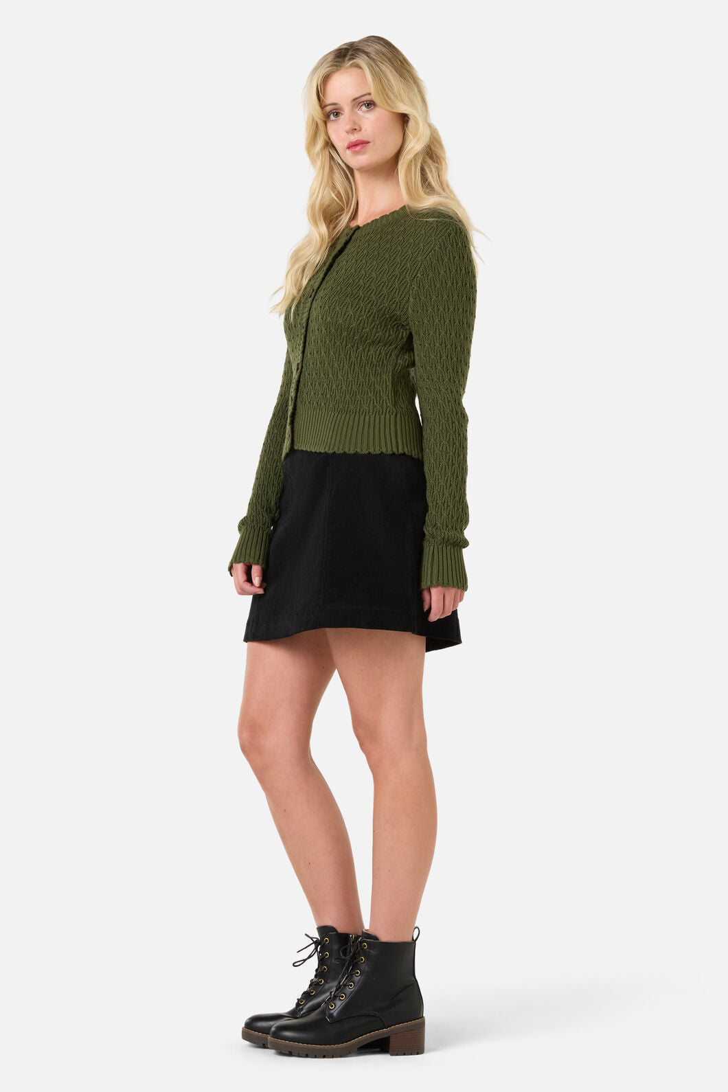 Princess Highway - Amelia Cardigan - olive