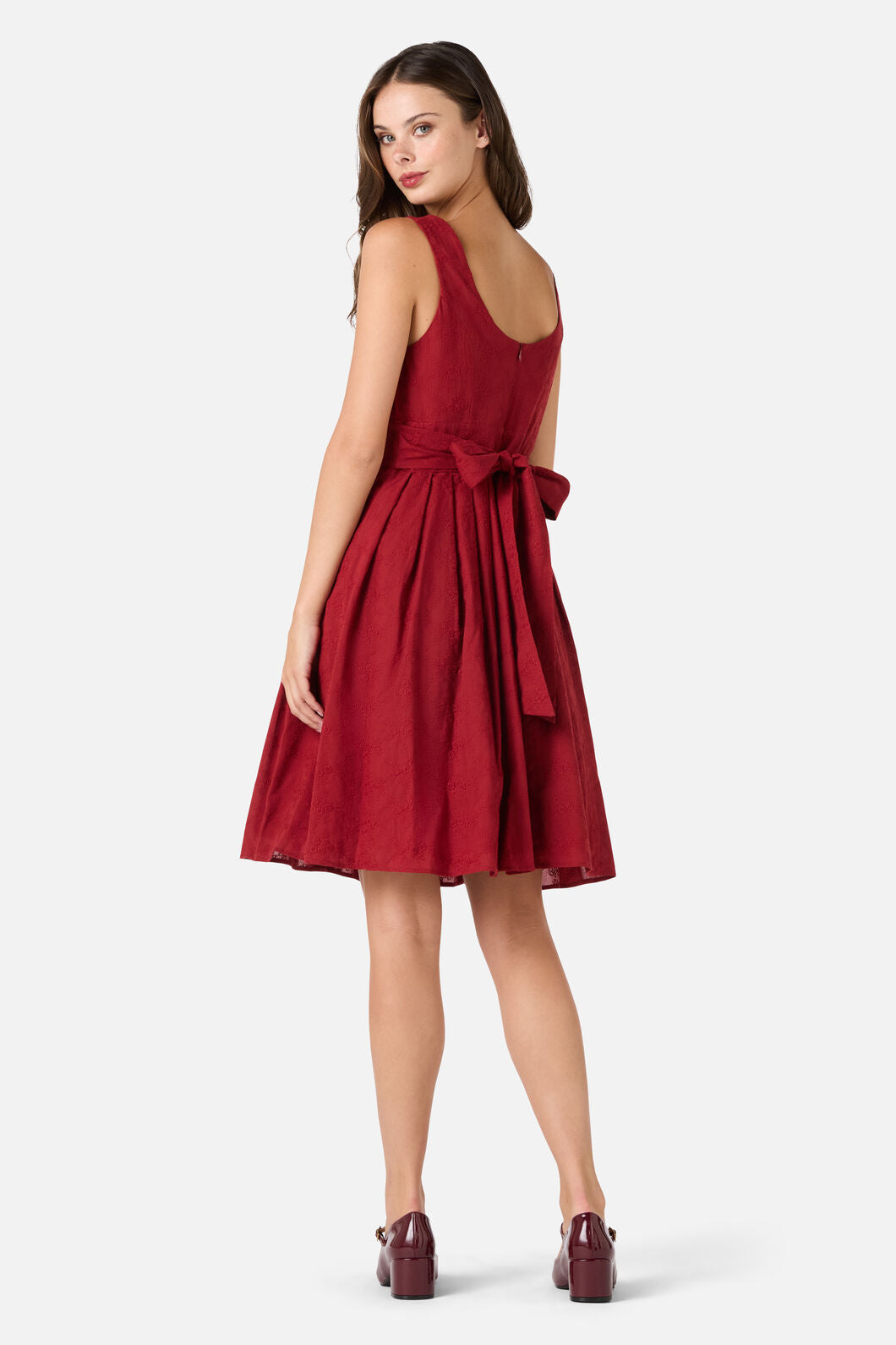 red dress bow back Helena Bow Back Dress – Princess Highway