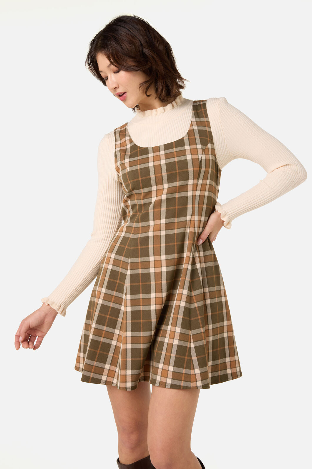 Vera Check Mini Dress – Princess Highway