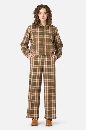 Princess Highway - Vera Check Pants - green