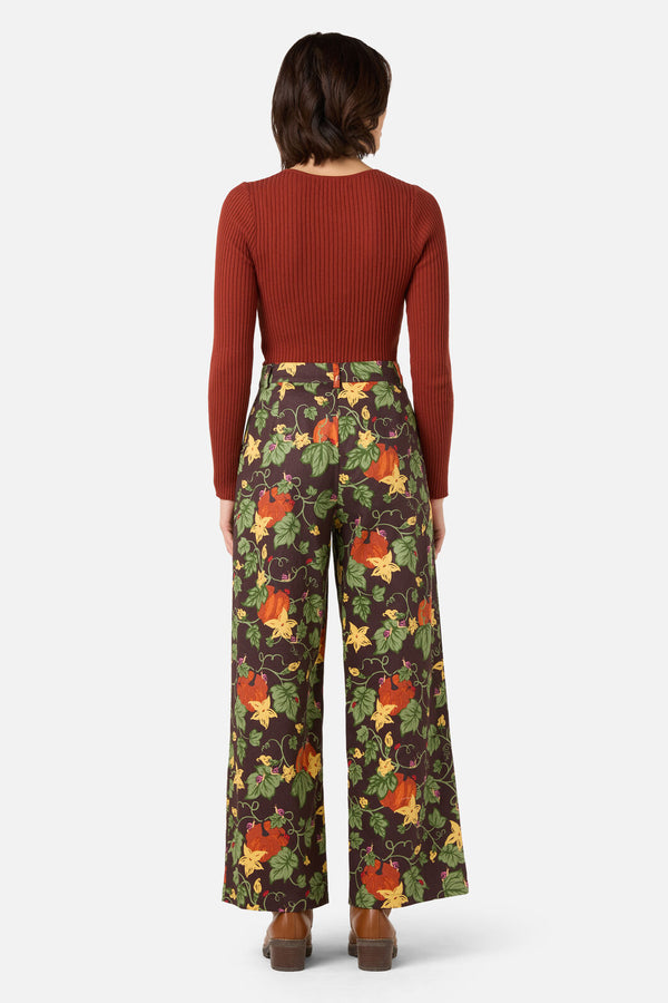 Princess Highway - Pumpkin Relaxed Pant - chocolate