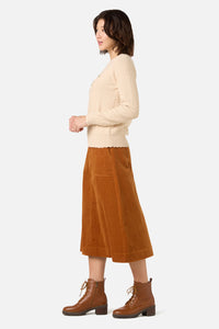 Princess Highway - Pumpkin Embroidered Jumper - cream