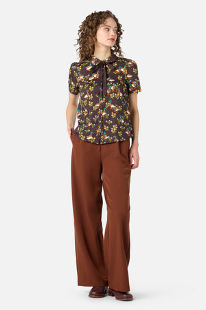 Princess Highway - Sweet Ducks Blouse - chocolate