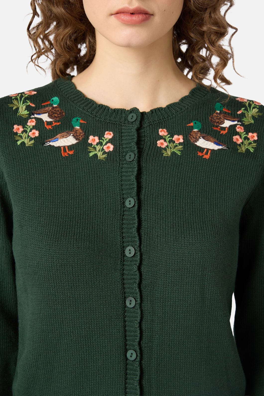 Princess Highway - Sweet Ducks Emb Cardigan - green