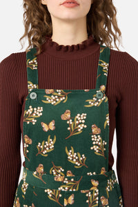Princess Highway - Wattle & Butterfly Overall - green