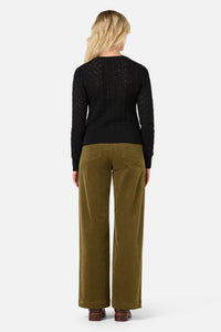 Princess Highway - Annabelle Fancy Knit Top - black