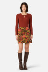 Princess Highway - Anna Bow Knit Top - rust