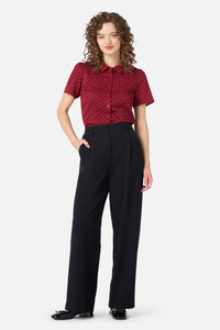 Princess Highway - Chelsea Tailored Wide Leg Pant - black