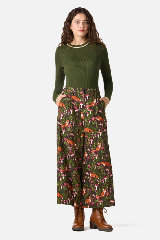 Princess Highway - Fancy Foxes Culotte - chocolate